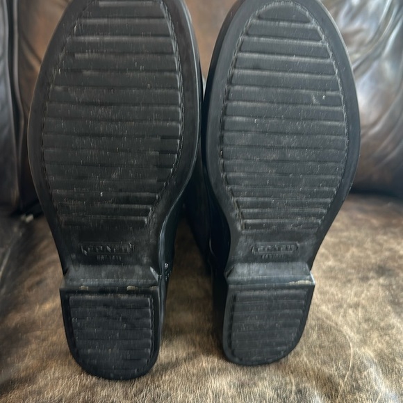 Coach Tristee black lace up rain boots size 8. - Picture 15 of 16